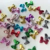 Acrylic electroplated metal ribbon bow creative diy mobile phone pendant chain/pendant key chain accessory making materials Application Scenario